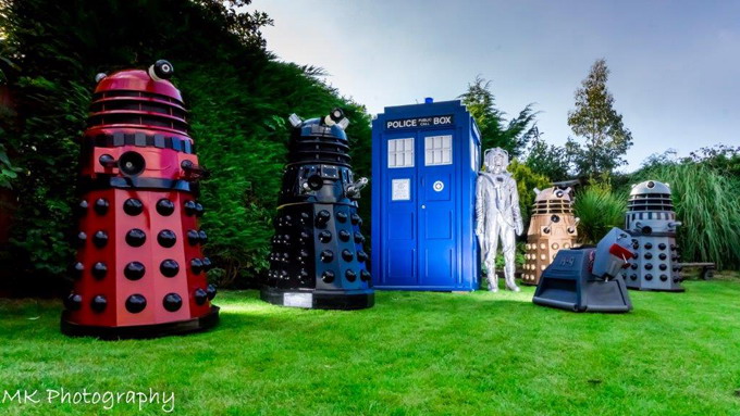 Gold, Black and Grey Dalek for hire